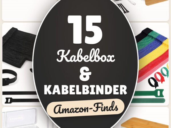 Kabelbox & Kabelbinder: 15 Amazon-Finds, Kabelchaos weg