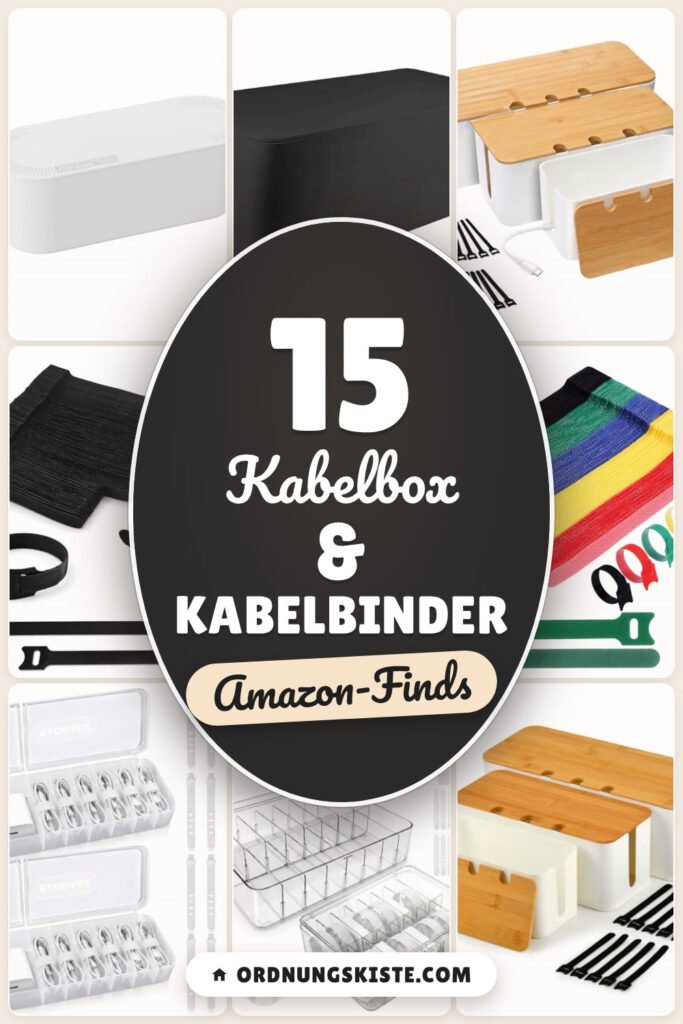 Kabelbox & Kabelbinder: 15 Amazon-Finds, Kabelchaos weg