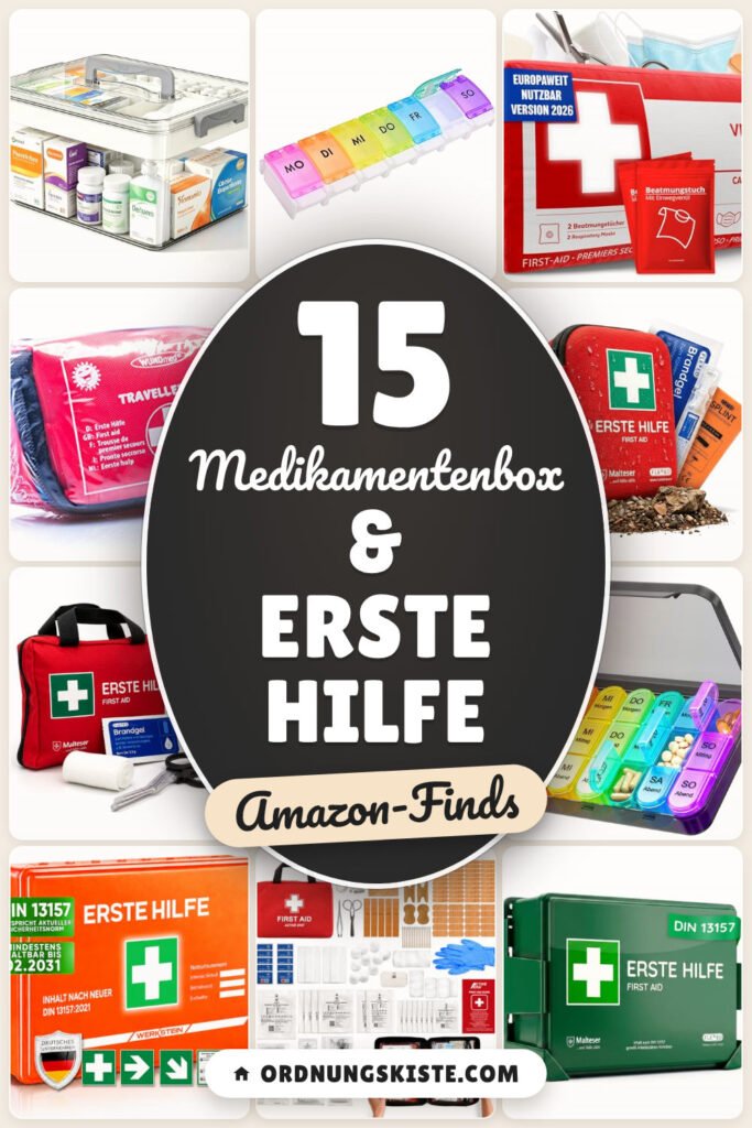 Medikamentenbox & Erste Hilfe: 15 Amazon-Finds, alles griffbereit