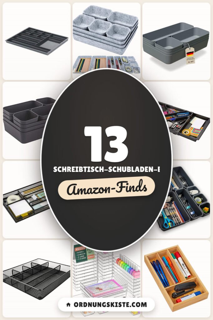 Schreibtisch-Schubladen-Einsätze: 13 Amazon-Finds, mehr Ordnung im Büro
