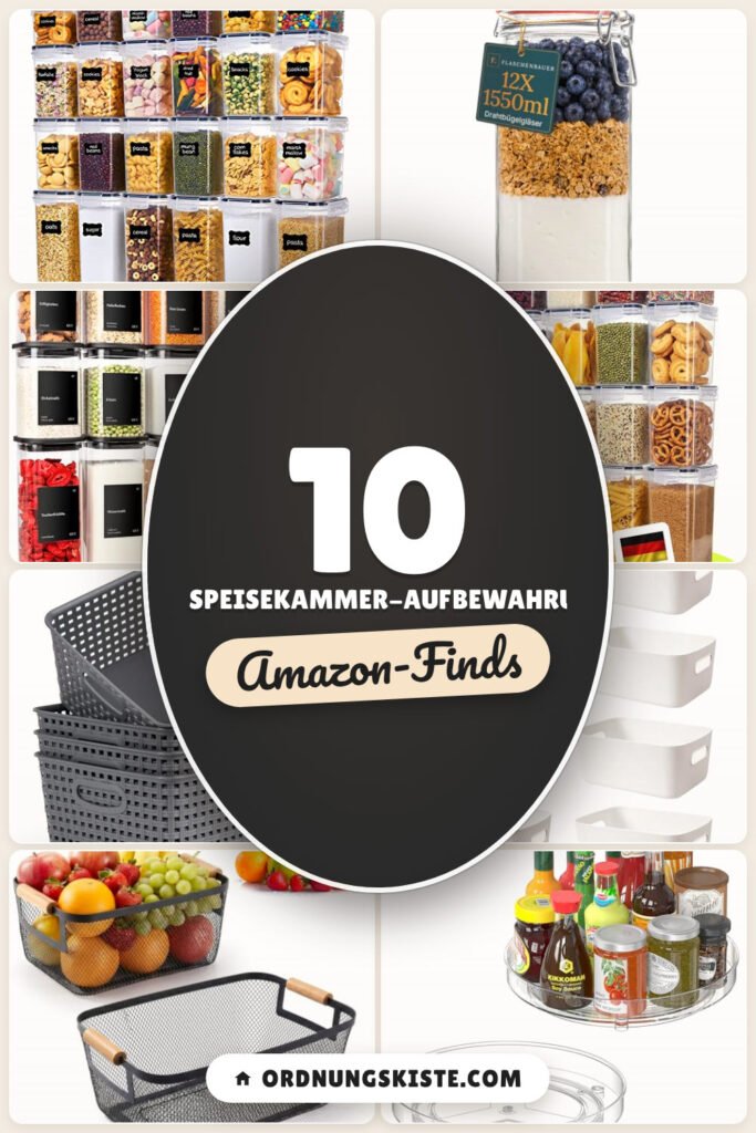 Speisekammer-Aufbewahrung: 10 Amazon-Finds, mehr Ordnung