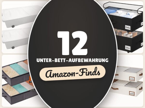 Unter-Bett-Aufbewahrung: 12 Amazon-Finds, mehr Platz unterm Bett
