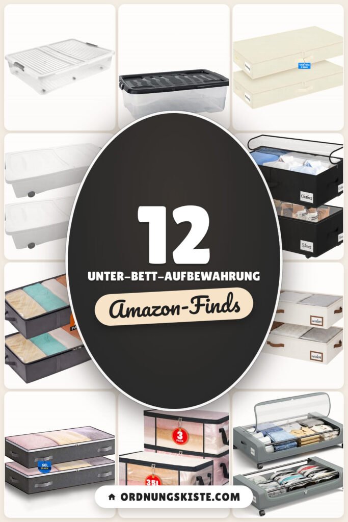 Unter-Bett-Aufbewahrung: 12 Amazon-Finds, mehr Platz unterm Bett