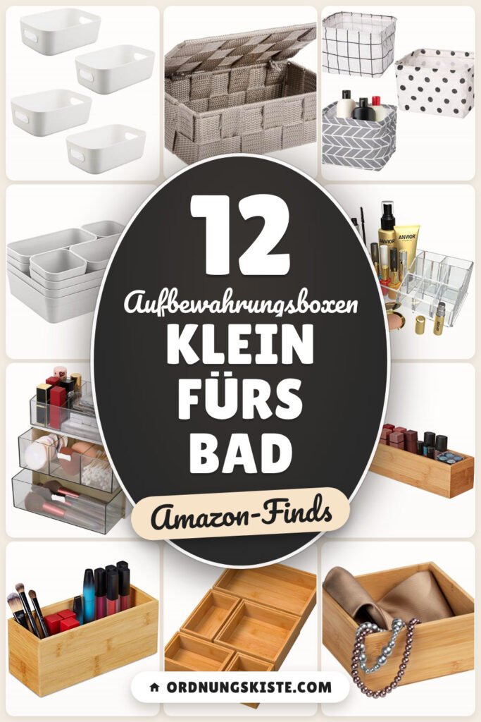 Aufbewahrungsboxen klein fürs Bad: 12 Amazon-Finds, mehr Platz