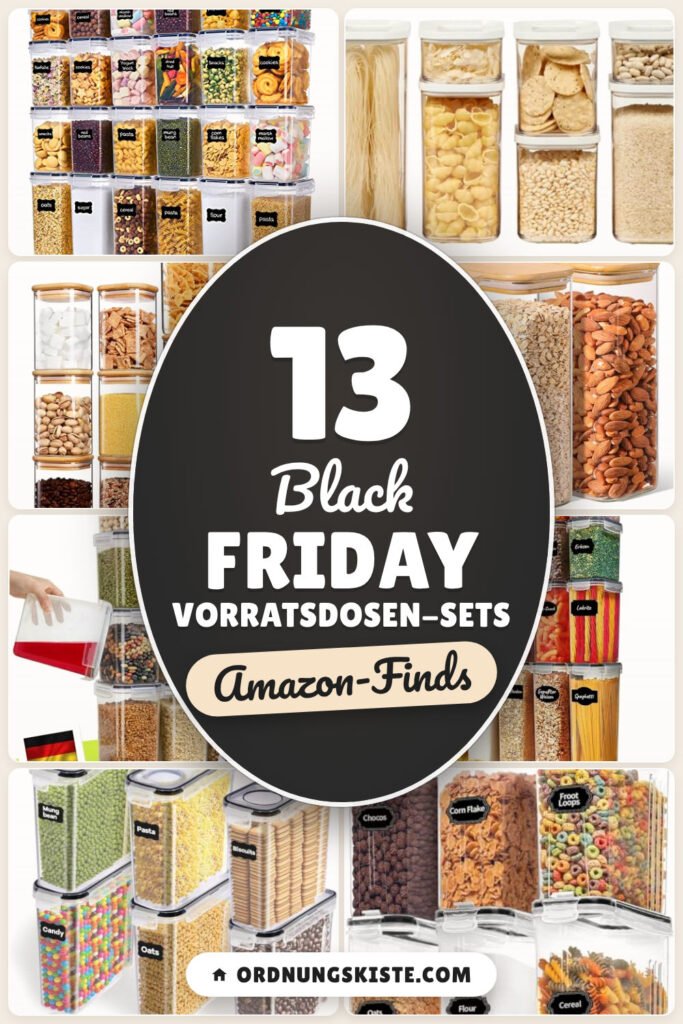 Black Friday Vorratsdosen-Sets: 13 Amazon-Finds, Küche ordnen