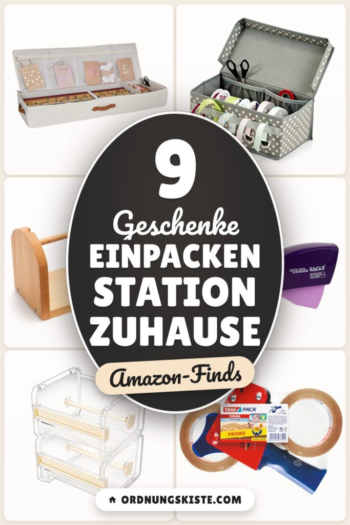 Geschenke einpacken Station zuhause: 9 Amazon-Finds, griffbereit