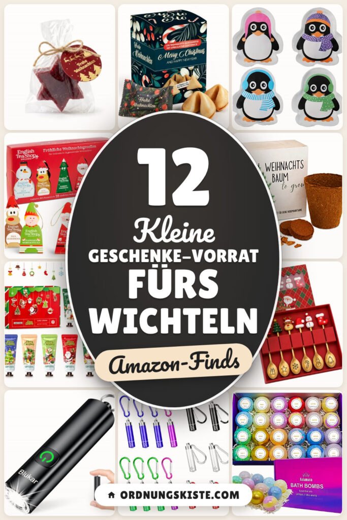 Kleine Geschenke-Vorrat fürs Wichteln: 12 Amazon-Finds, griffbereit
