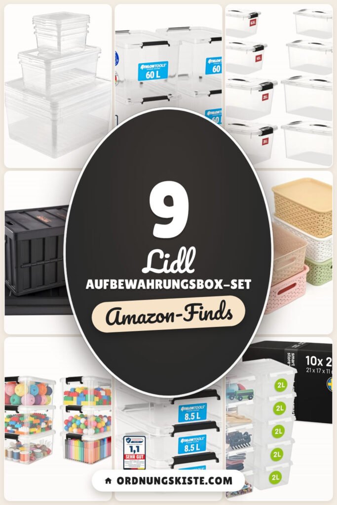 Lidl Aufbewahrungsbox-Set: 9 Amazon-Finds, stapeln & sortieren