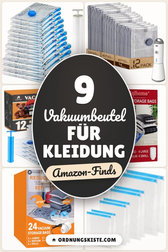Vakuumbeutel für Kleidung: 9 Amazon-Finds, mehr Platz im Schrank