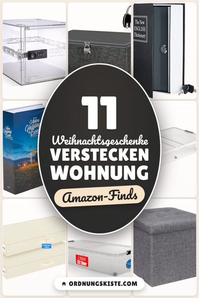 Weihnachtsgeschenke verstecken Wohnung: 11 Amazon-Finds, diskret