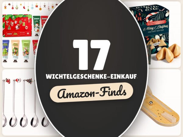 Wichtelgeschenke-Einkaufsliste: 17 Amazon-Finds, rechtzeitig planen