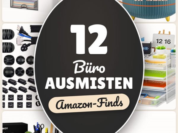 Büro ausmisten: 12 Amazon-Finds, sofort ordentlicher Schreibtisch