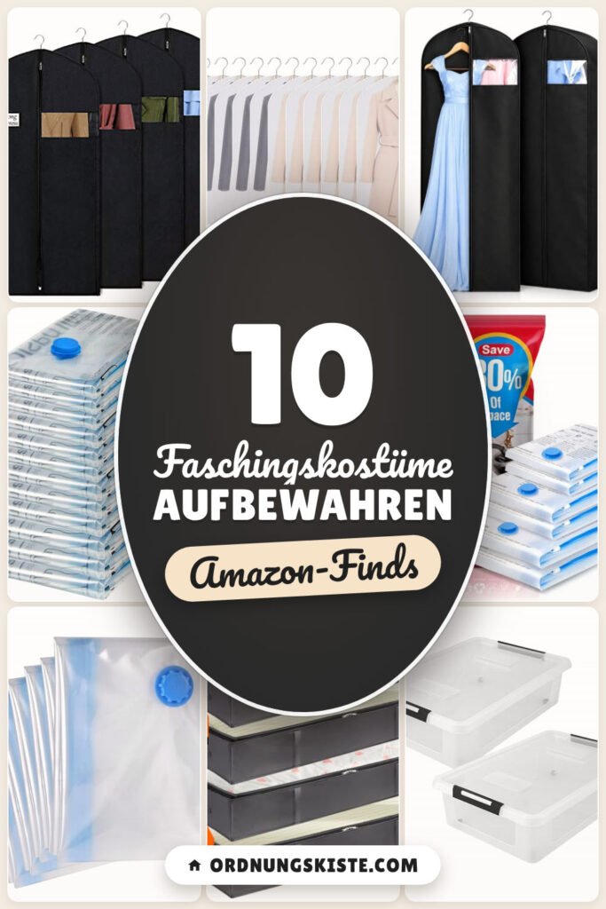 Faschingskostüme aufbewahren: 10 Amazon-Finds, platzsparend sortiert
