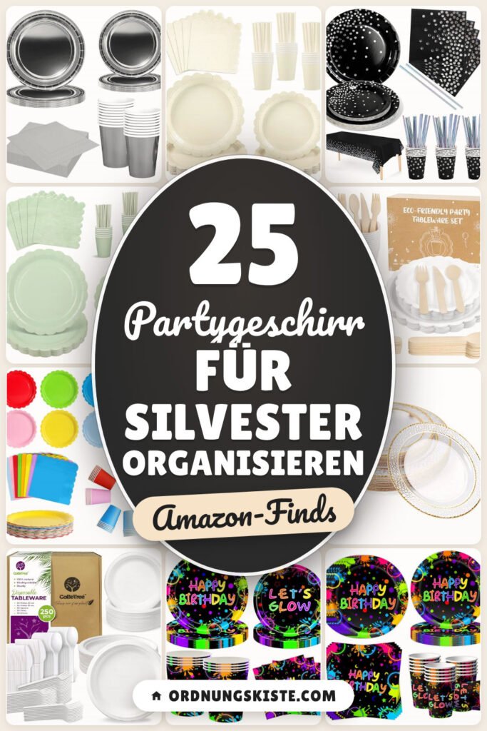 Partygeschirr für Silvester organisieren: 25 Amazon-Finds
