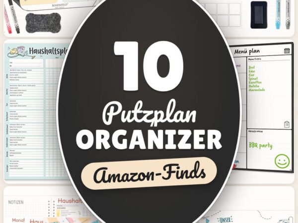 Putzplan Organizer: 10 Amazon-Finds, für klare Routinen