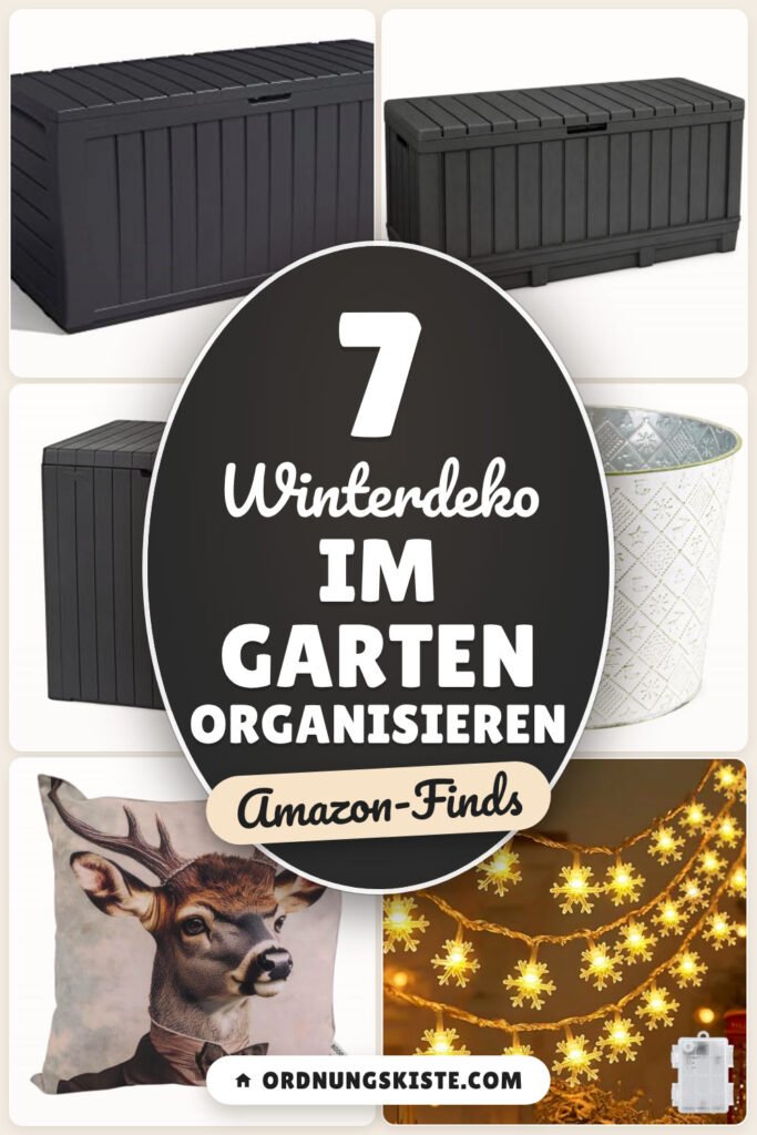 Winterdeko im Garten organisieren: 7 Amazon-Finds, ordentlich