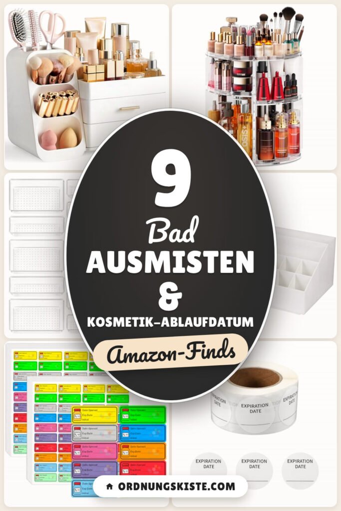 Bad ausmisten & Kosmetik-Ablaufdatum: 9 Amazon-Finds, hält Ordnung
