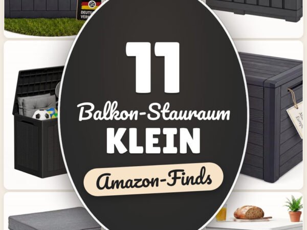 Balkon-Stauraum klein: 11 Amazon-Finds, mehr Platz draußen