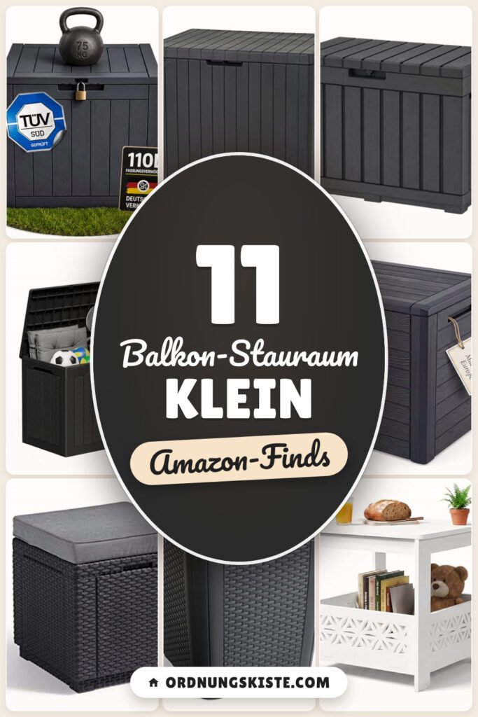 Balkon-Stauraum klein: 11 Amazon-Finds, mehr Platz draußen