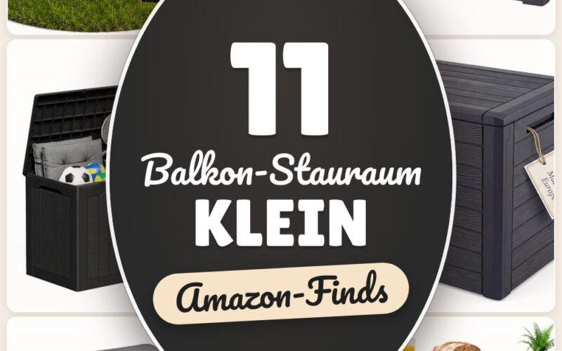 Balkon-Stauraum klein: 11 Amazon-Finds, mehr Platz draußen