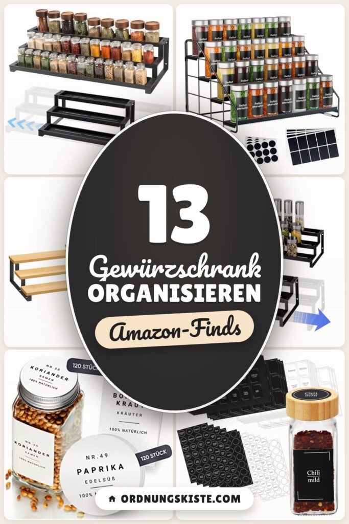 Gewürzschrank organisieren: 13 Amazon-Finds, alles griffbereit