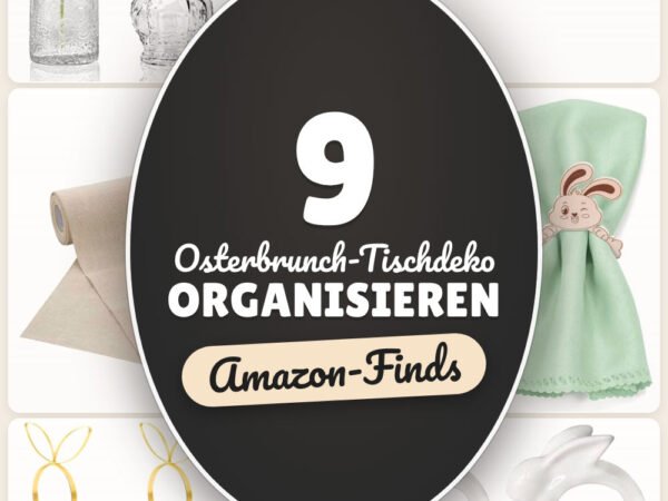 Osterbrunch-Tischdeko organisieren: 9 Amazon-Finds, schnell gedeckt