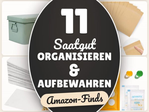 Saatgut organisieren & aufbewahren: 11 Amazon-Finds, schnell sortiert