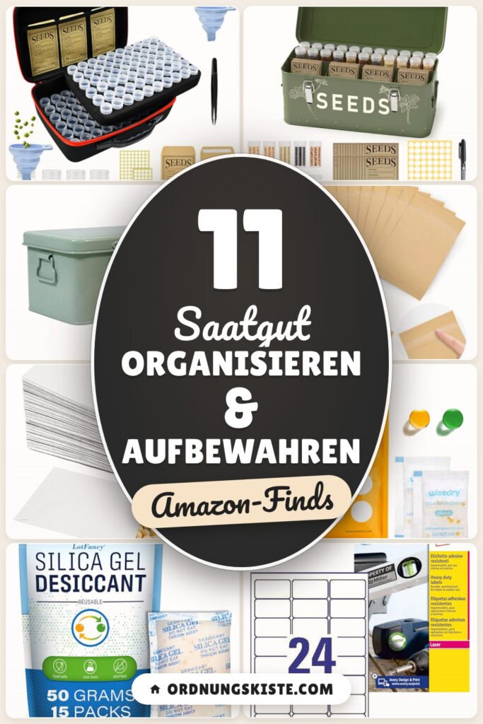 Saatgut organisieren & aufbewahren: 11 Amazon-Finds, schnell sortiert
