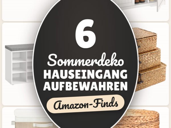 Sommerdeko Hauseingang aufbewahren: 6 Amazon-Finds, ordentlich