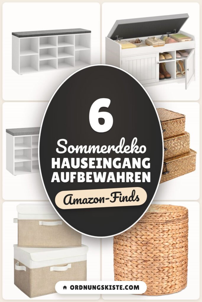 Sommerdeko Hauseingang aufbewahren: 6 Amazon-Finds, ordentlich