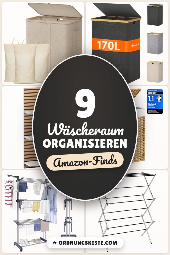 Wäscheraum organisieren: 9 Amazon-Finds, mehr Platz