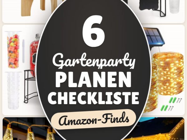 Gartenparty planen Checkliste: 6 Amazon-Finds, alles parat