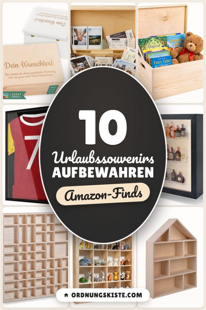 Urlaubssouvenirs aufbewahren: 10 Amazon-Finds, schön sortiert