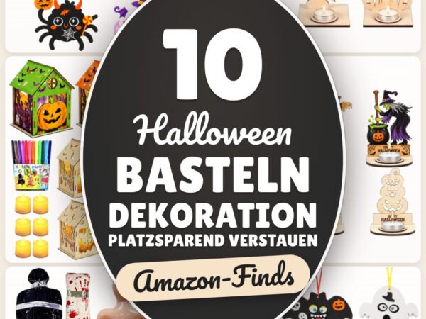Halloween basteln Dekoration platzsparend verstauen: 10 Amazon-Finds