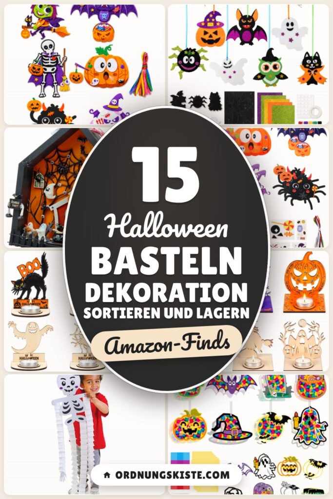 Halloween basteln Dekoration sortieren und lagern: 15 Amazon-Finds