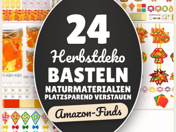 Herbstdeko basteln Naturmaterialien platzsparend verstauen: 24 Amazon-Finds