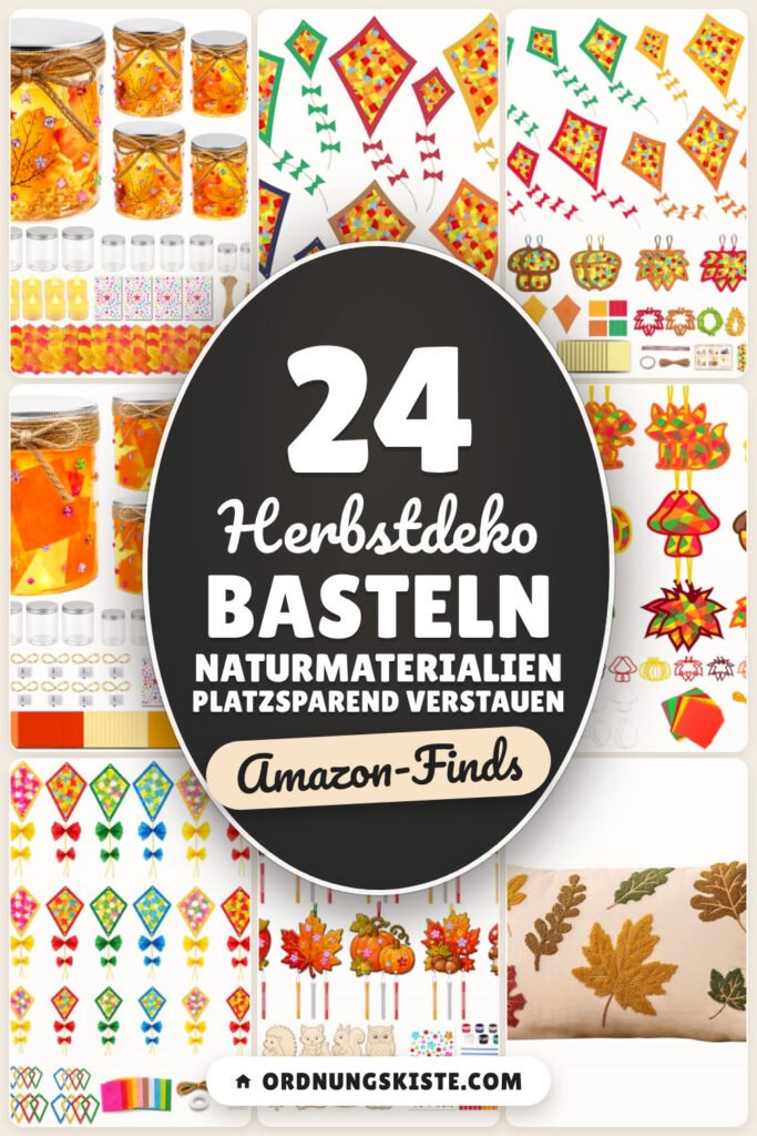 Herbstdeko basteln Naturmaterialien platzsparend verstauen: 24 Amazon-Finds