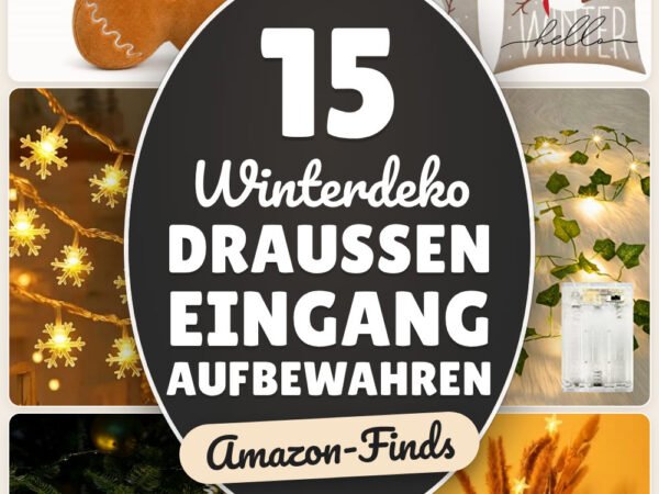 Winterdeko draußen Eingang aufbewahren: 15 Amazon-Finds