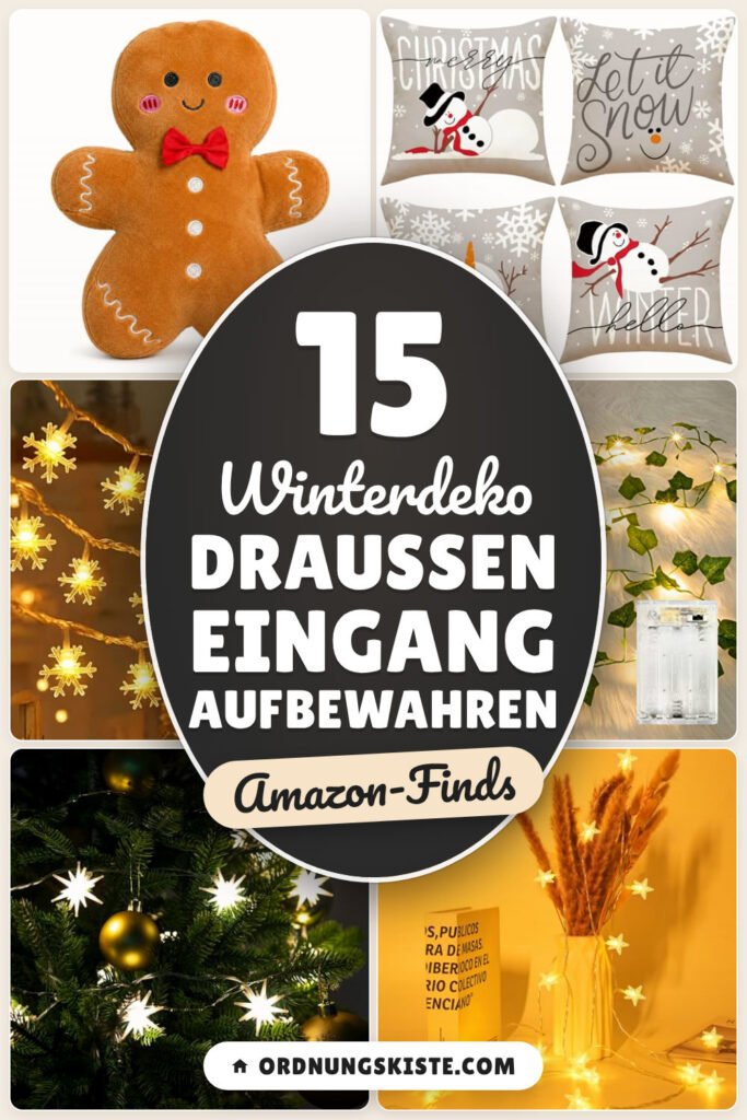 Winterdeko draußen Eingang aufbewahren: 15 Amazon-Finds