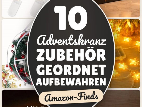 Adventskranz Zubehör Geordnet aufbewahren: 10 Amazon-Finds