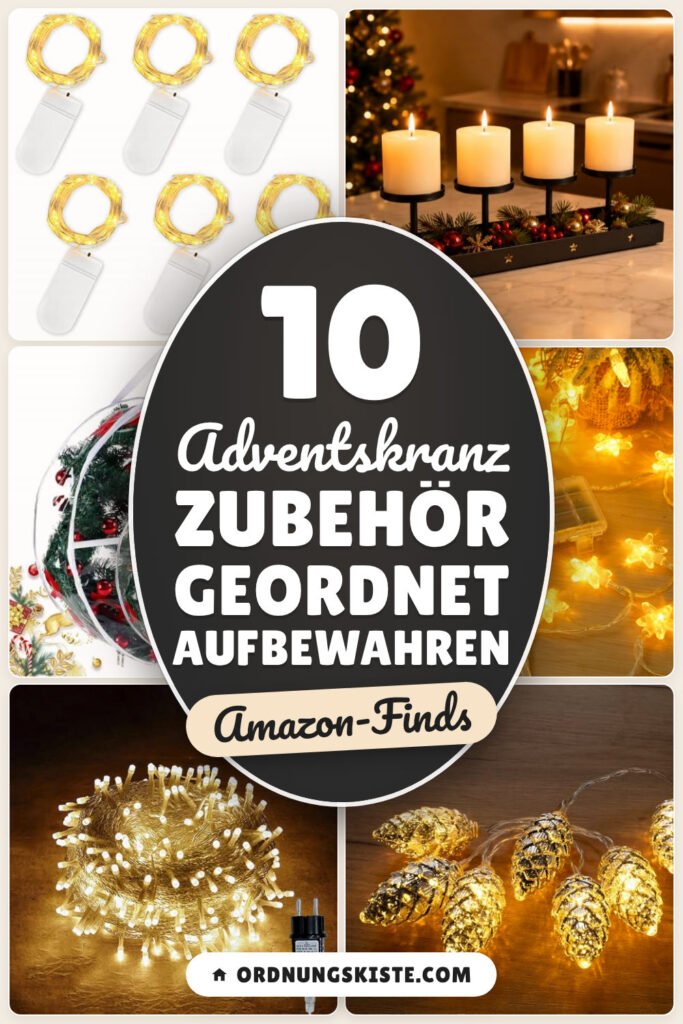 Adventskranz Zubehör Geordnet aufbewahren: 10 Amazon-Finds