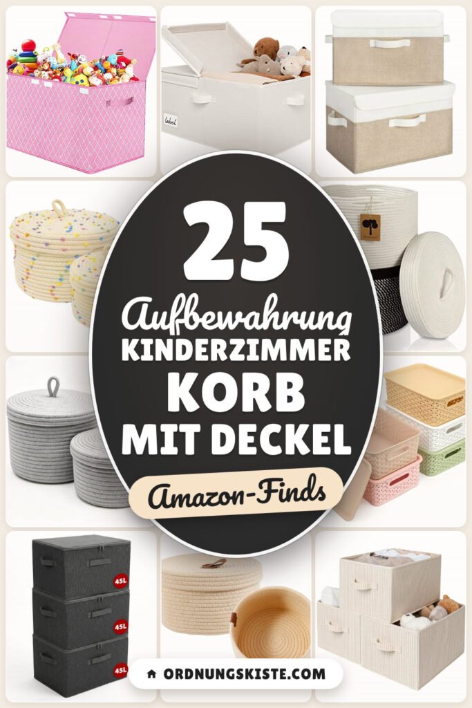 Aufbewahrung Kinderzimmer Korb mit Deckel: 25 Amazon-Finds
