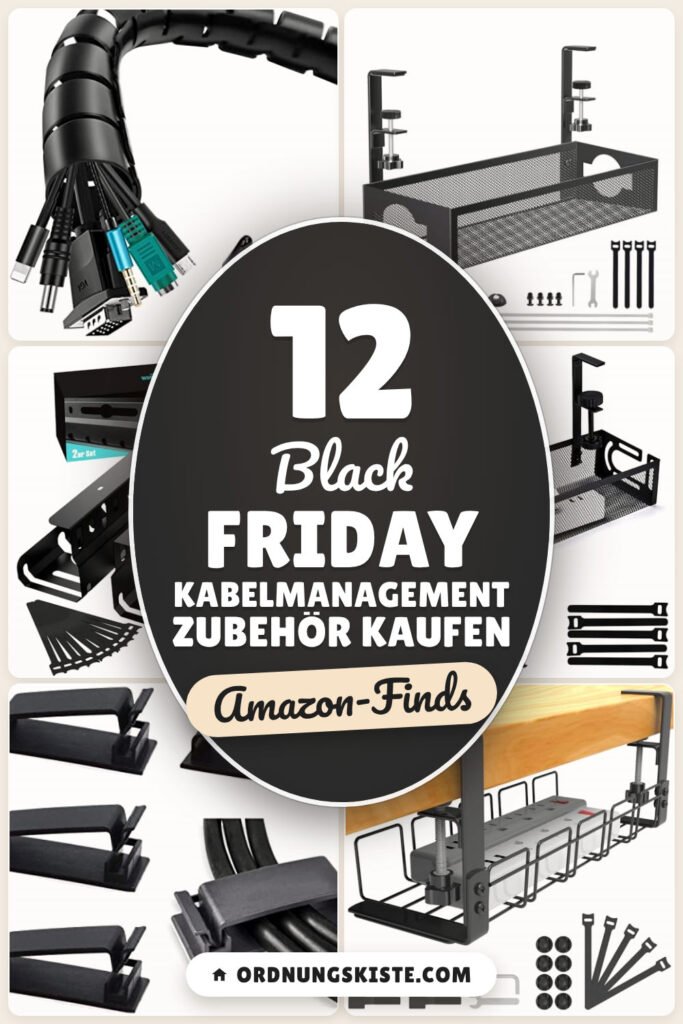 Black Friday Kabelmanagement Zubehör kaufen: 12 Amazon-Finds