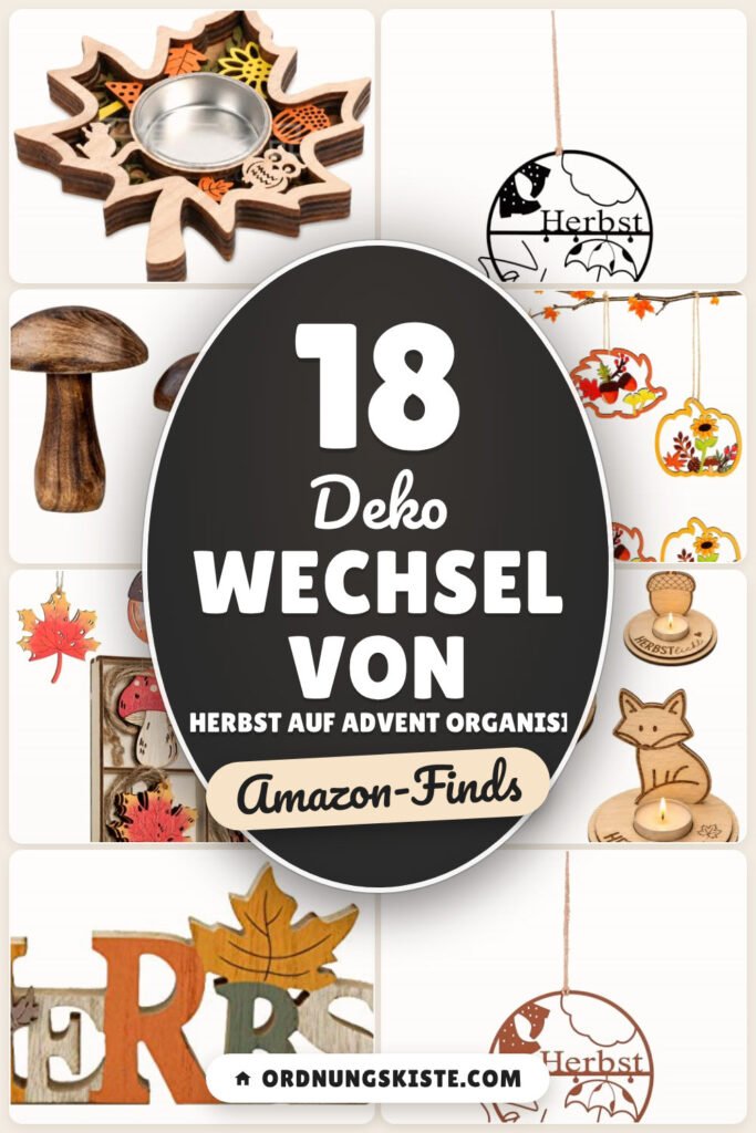 Deko Wechsel von Herbst auf Advent organisieren: 18 Amazon-Finds