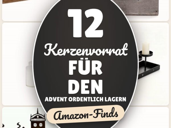 Kerzenvorrat für den Advent ordentlich lagern: 12 Amazon-Finds