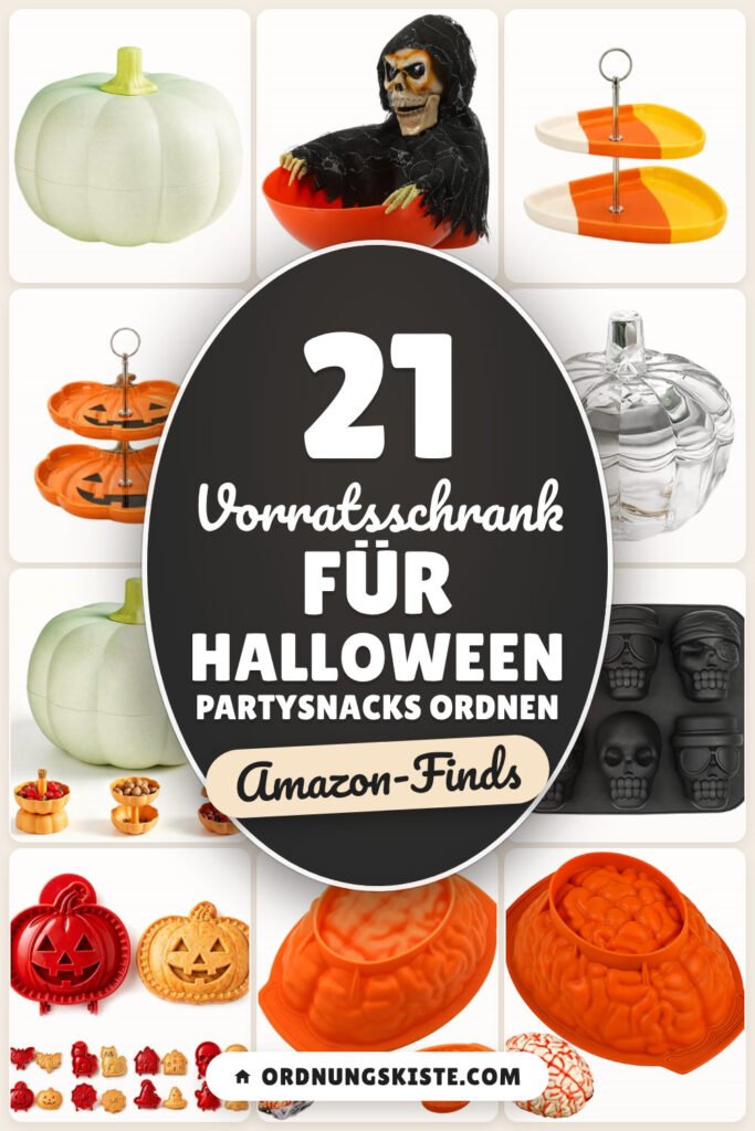 Vorratsschrank für Halloween Partysnacks ordnen: 21 Amazon-Finds