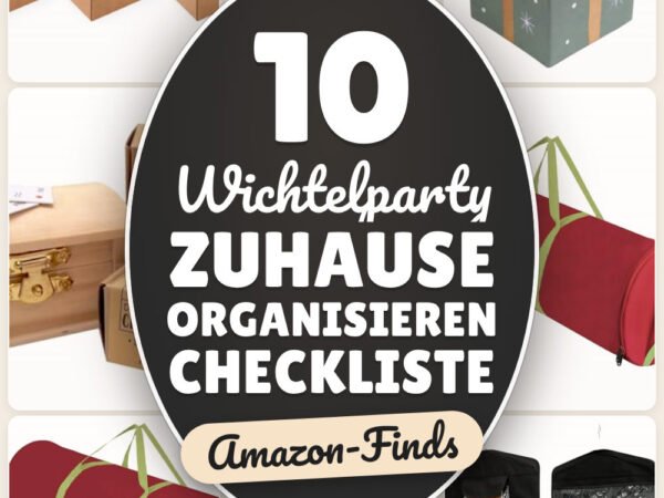 Wichtelparty zuhause organisieren Checkliste: 10 Amazon-Finds