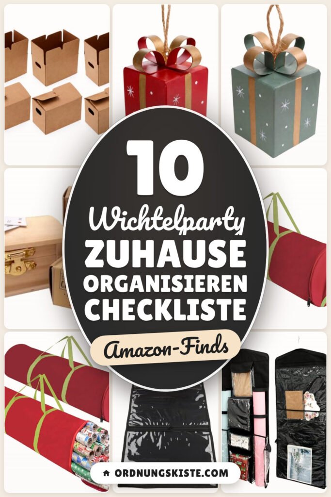 Wichtelparty zuhause organisieren Checkliste: 10 Amazon-Finds