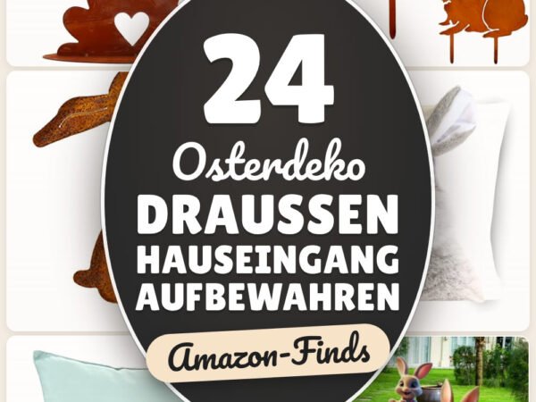 Osterdeko draußen Hauseingang aufbewahren: 24 Amazon-Finds