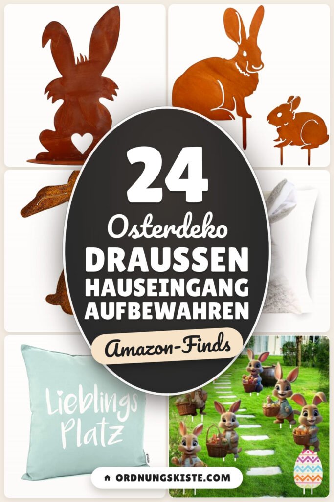 Osterdeko draußen Hauseingang aufbewahren: 24 Amazon-Finds